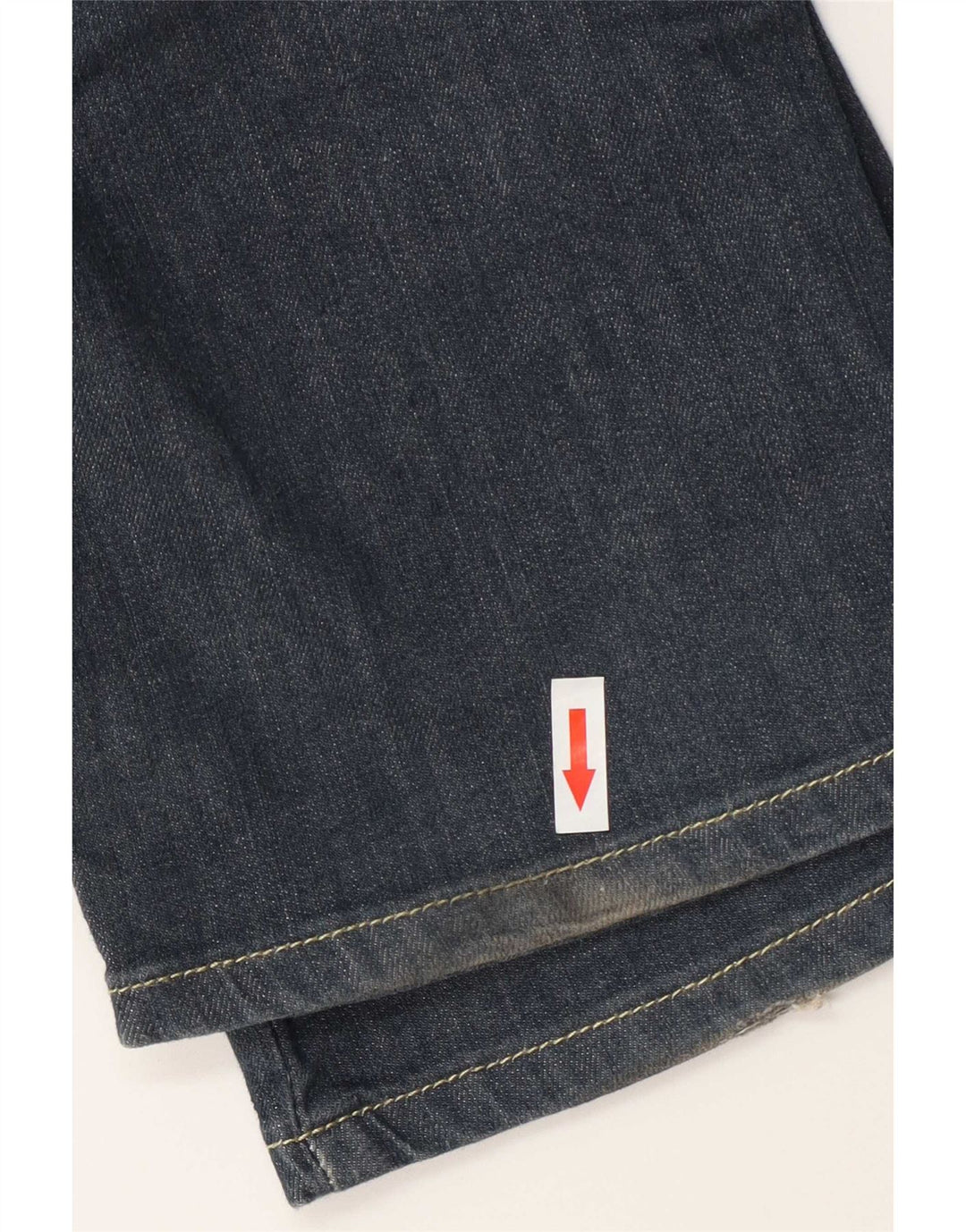 Levi's Damen Straight Jeans W26 L32 Marineblaue Baumwolle