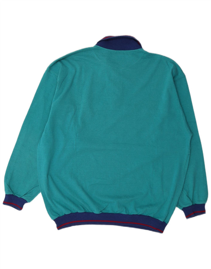 Campagnolo Herren Loose Fit Grafik-Sweatshirt-Pullover IT 50 Mitteltürkis