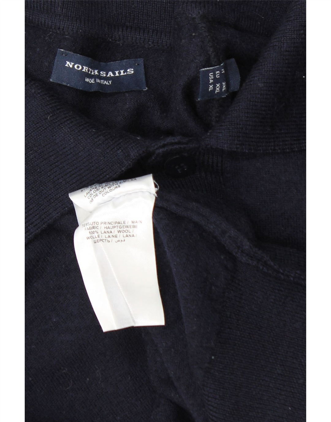 North Sails Herren-Pullover mit Rollkragen, XL, marineblaue Wolle