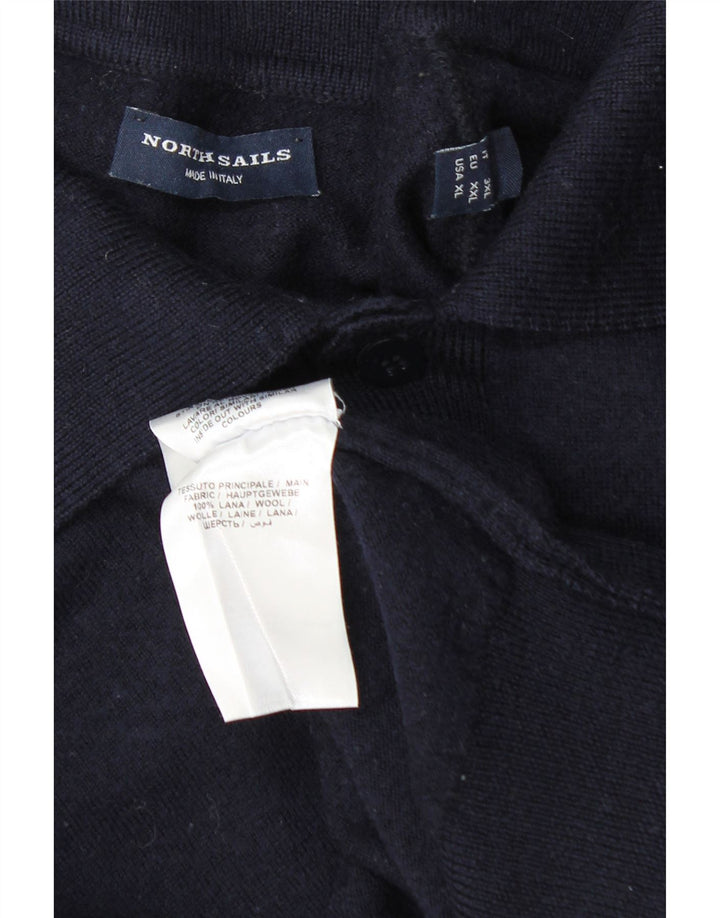 North Sails Herren-Pullover mit Rollkragen, XL, marineblaue Wolle