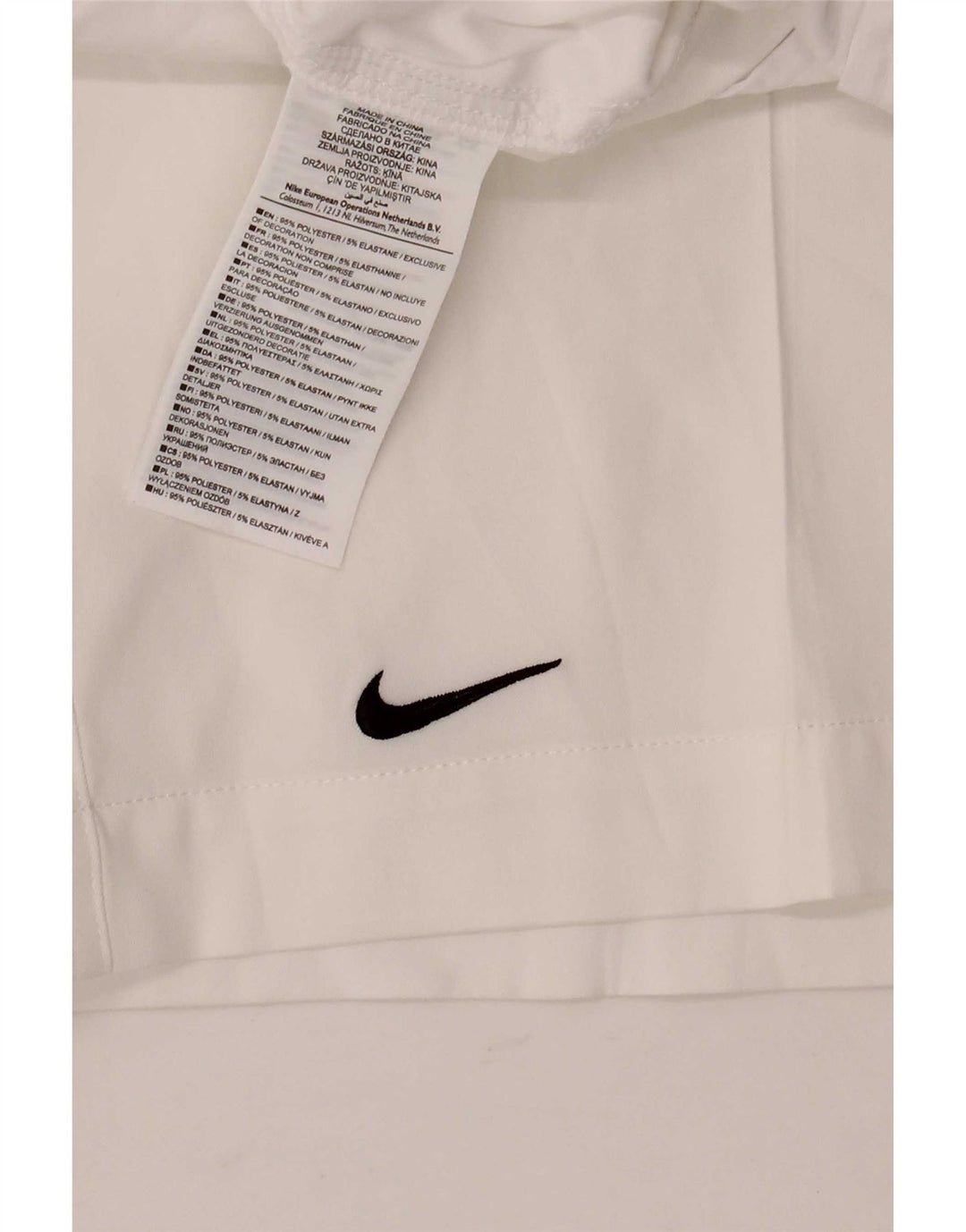 Nike Herren Barcelona Chino Shorts W38 XL Weiß Polyester