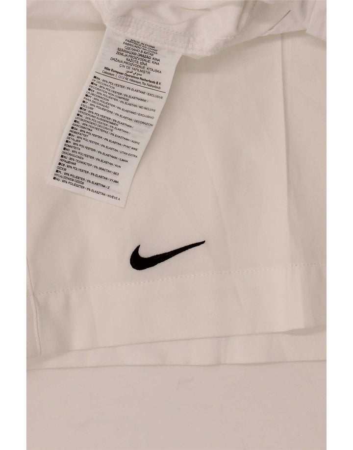 Nike Herren Barcelona Chino Shorts W38 XL Weiß Polyester