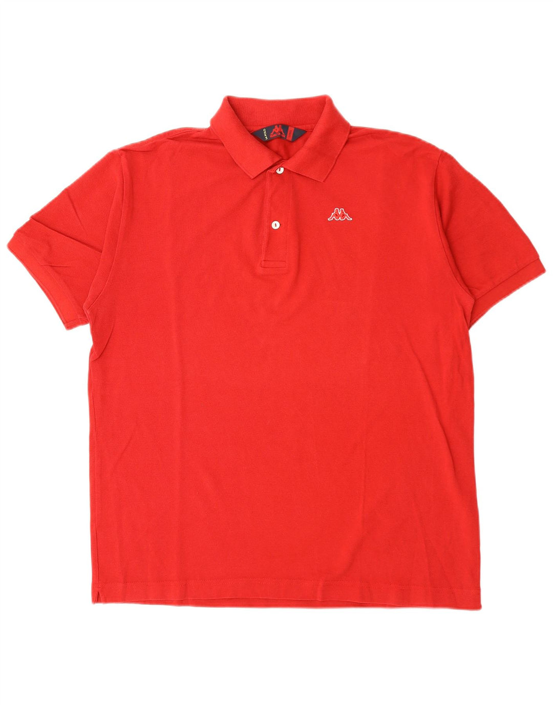KAPPA Herren Poloshirt Große rote Baumwolle
