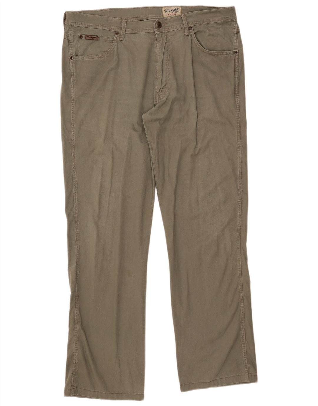 WRANGLER Herren Arizona Stretch Gerade Freizeithose W38 L34 Khaki