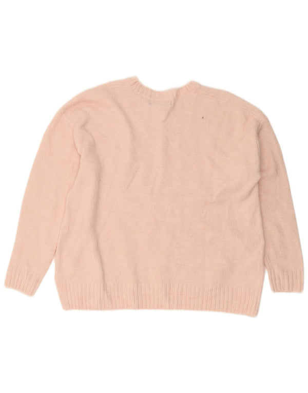 Marks & Spencer Damen-Pullover mit Rundhalsausschnitt, Gr. 14, Rosa
