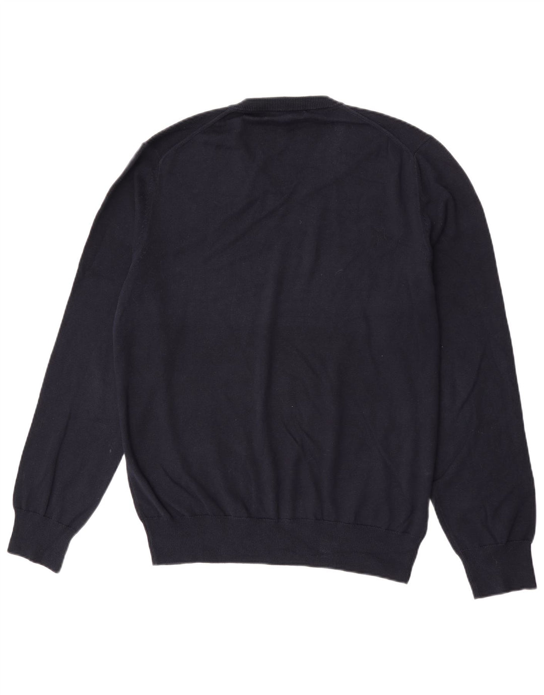 Marks & Spencer Herren-Pullover mit V-Ausschnitt, Größe L, Marineblau
