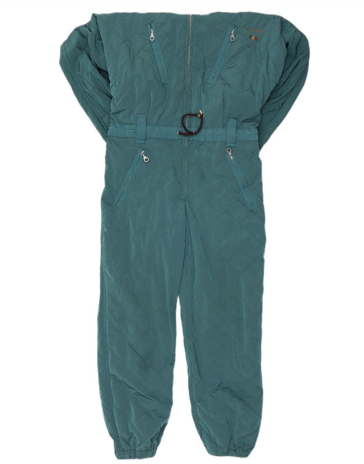 Post Card Damen-Skioverall mit Kapuze IT 42 Mittelblaues Nylon