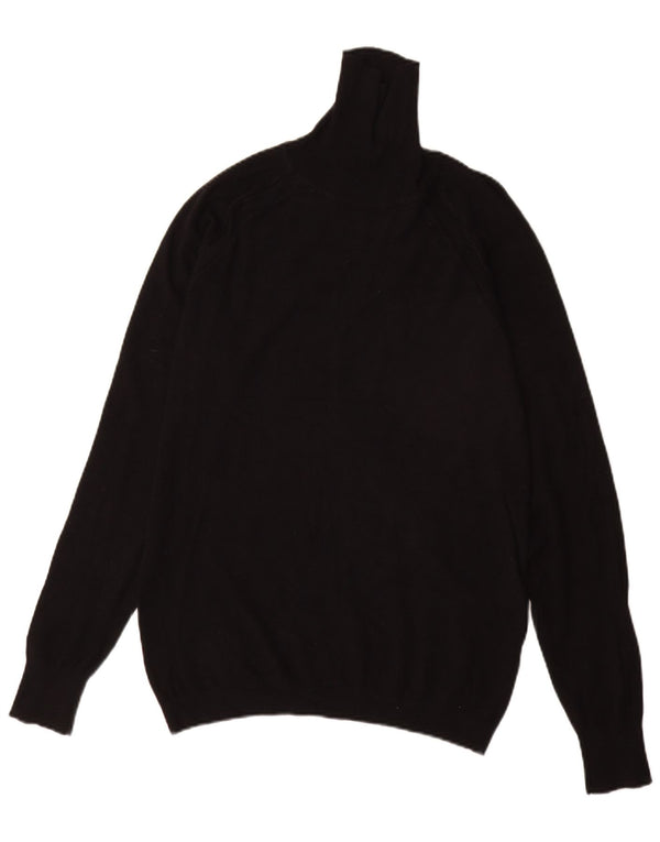 Rollkragenpullover für Herren von Zara, mittelschwarz