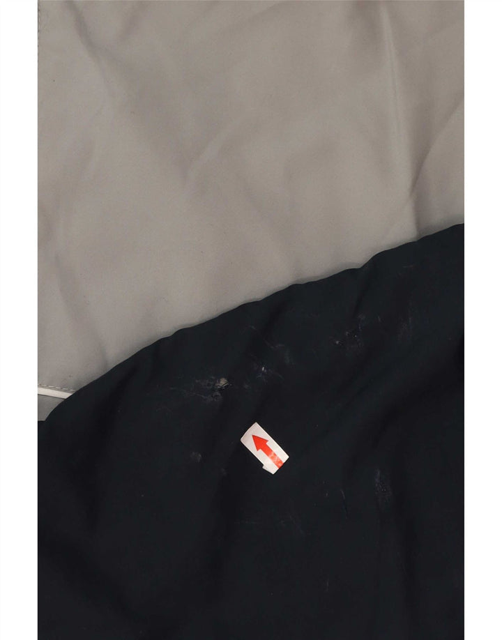 Nike Herren-Trainingsoberteil, Jacke, Größe S, Grau, Farbblock-Polyester