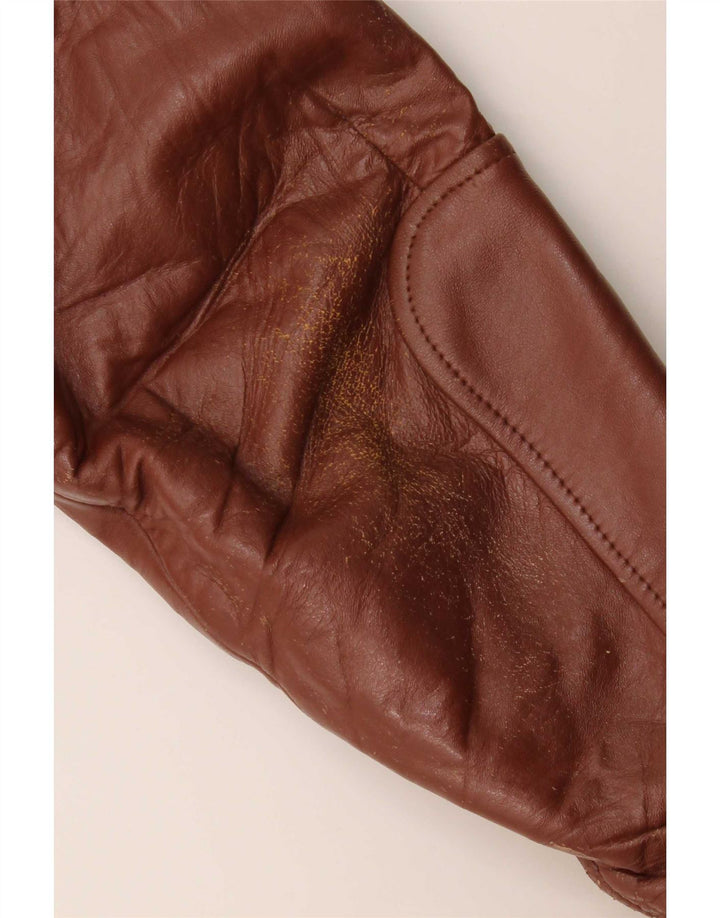 Vintage Herren Lederjacke UK 40 Large Burgund