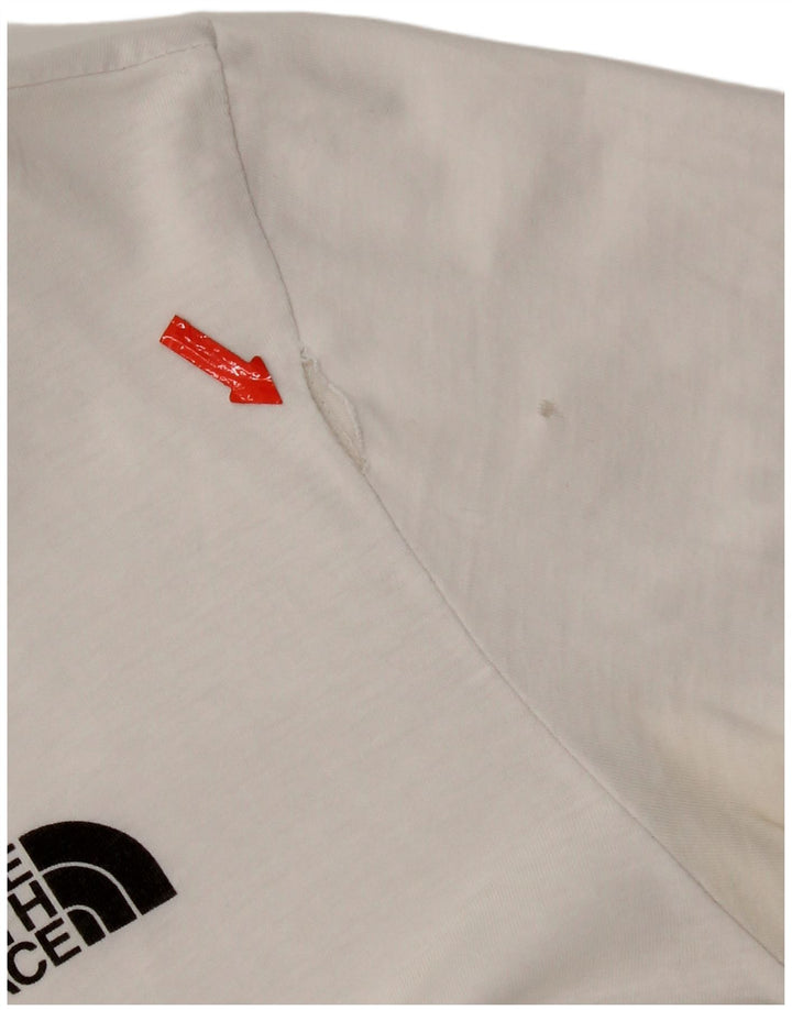 The North Face Damen T-Shirt-Oberteil aus mittelweißer Baumwolle