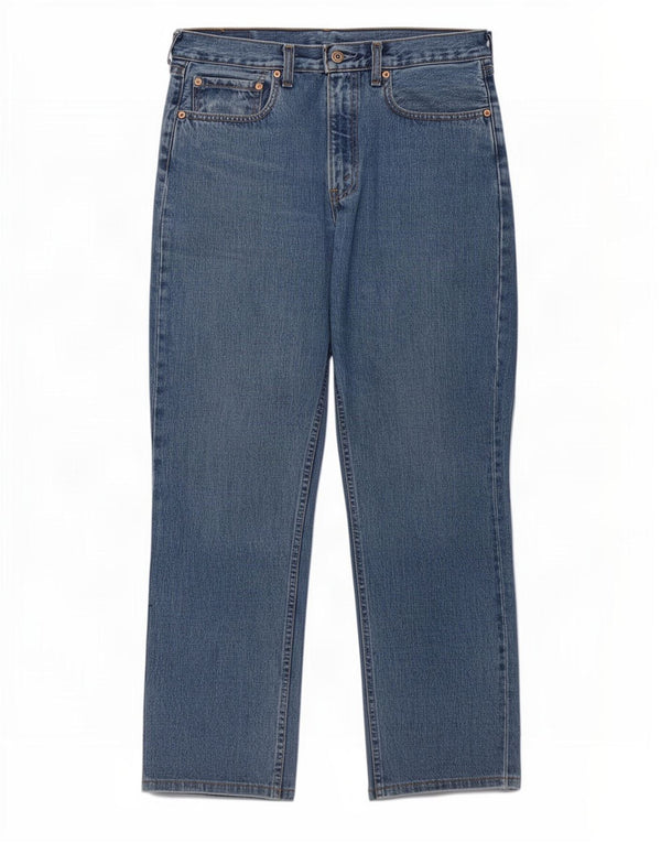 Levi's Herren 595 Straight Jeans W34 L29 Blaue Baumwolle