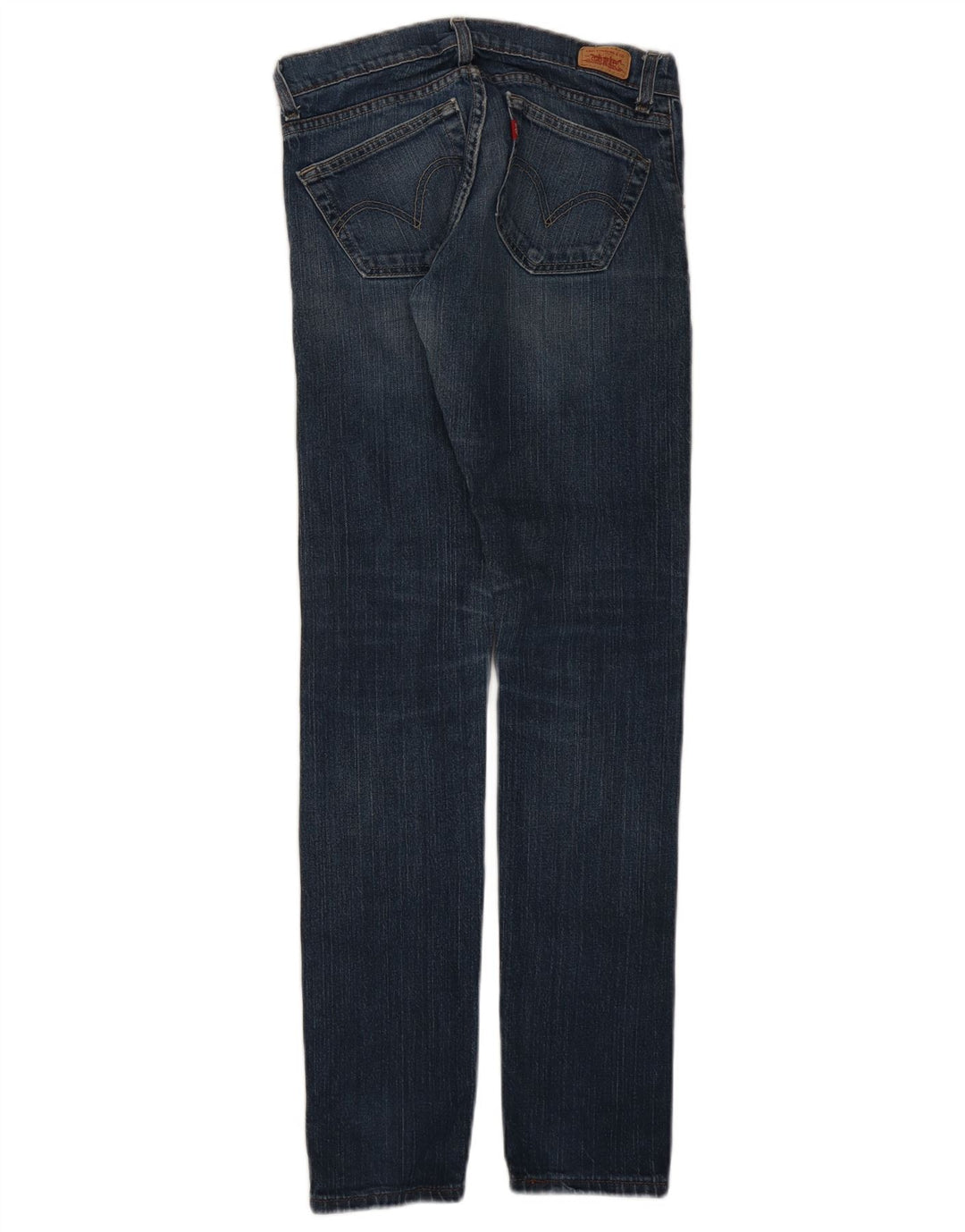 Levi's Damen 504 Tilted Slim Jeans US 5 Medium W30 L32 Blaue Baumwolle