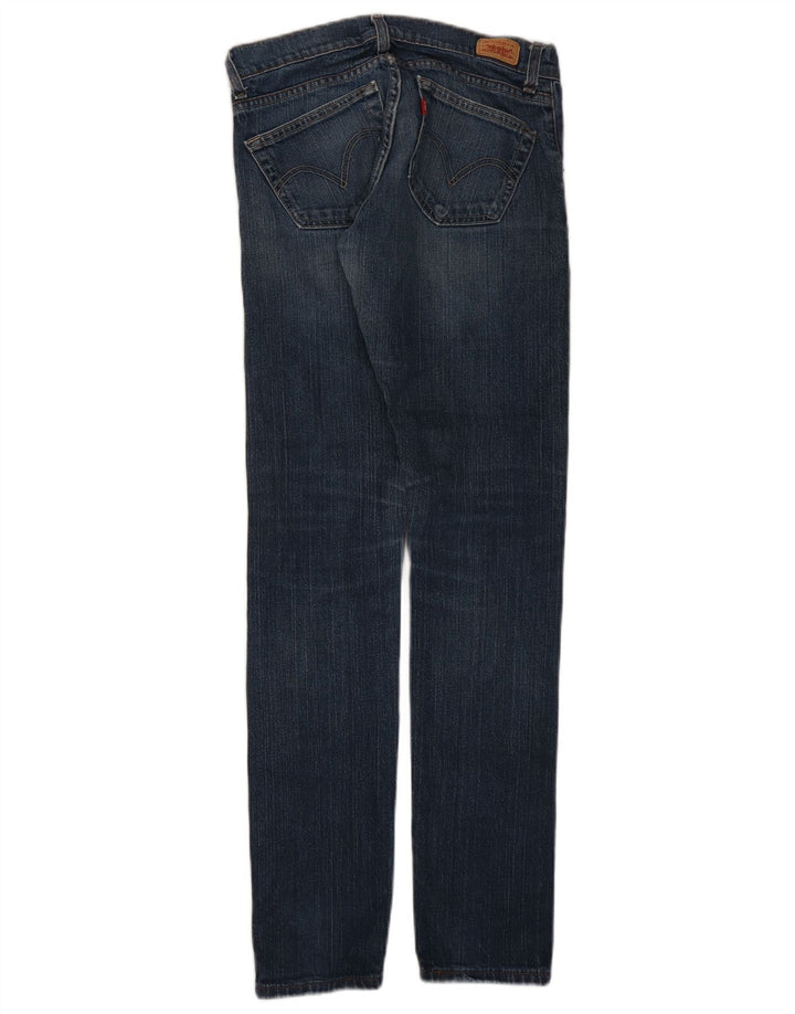Levi's Damen 504 Tilted Slim Jeans US 5 Medium W30 L32 Blaue Baumwolle