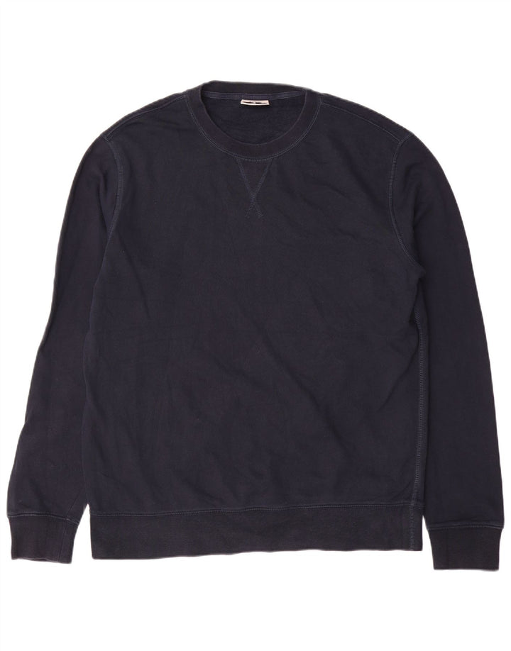 Marks & Spencer Herren-Sweatshirt, Pullover, groß, marineblau, Baumwolle