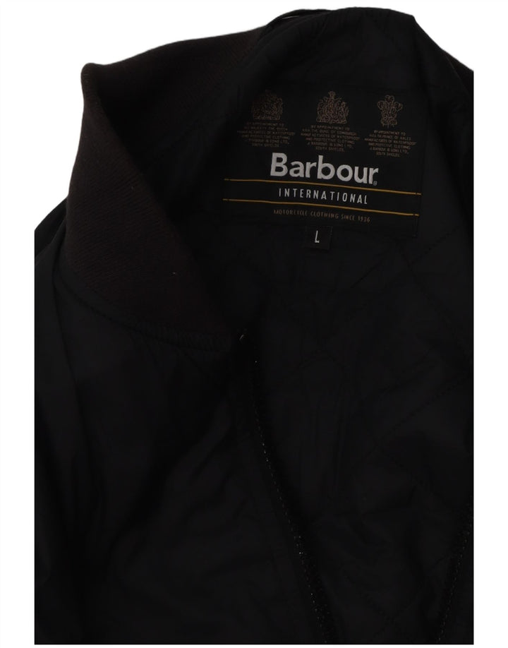 Barbour Herren-Windbreaker-Mantel UK 40 Large Marineblau