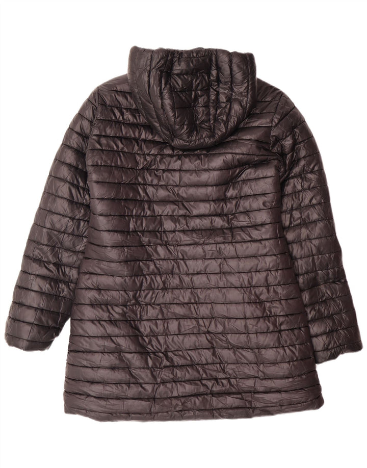 CIESSE PIUMINI Womens Hooded Reversible Padded Jacket UK 16 Large Black