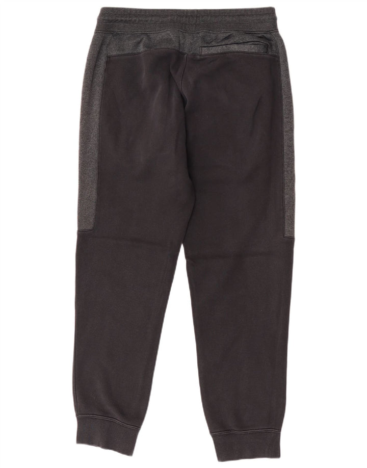 Nike Herren-Trainingshose, Jogginghose, Mittelschwarz, Colourblock-Baumwolle