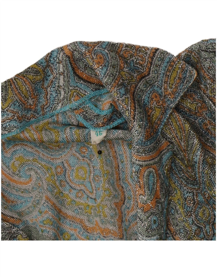 Vintage Damen Hemdbluse IT 46 Großes mehrfarbiges Paisley