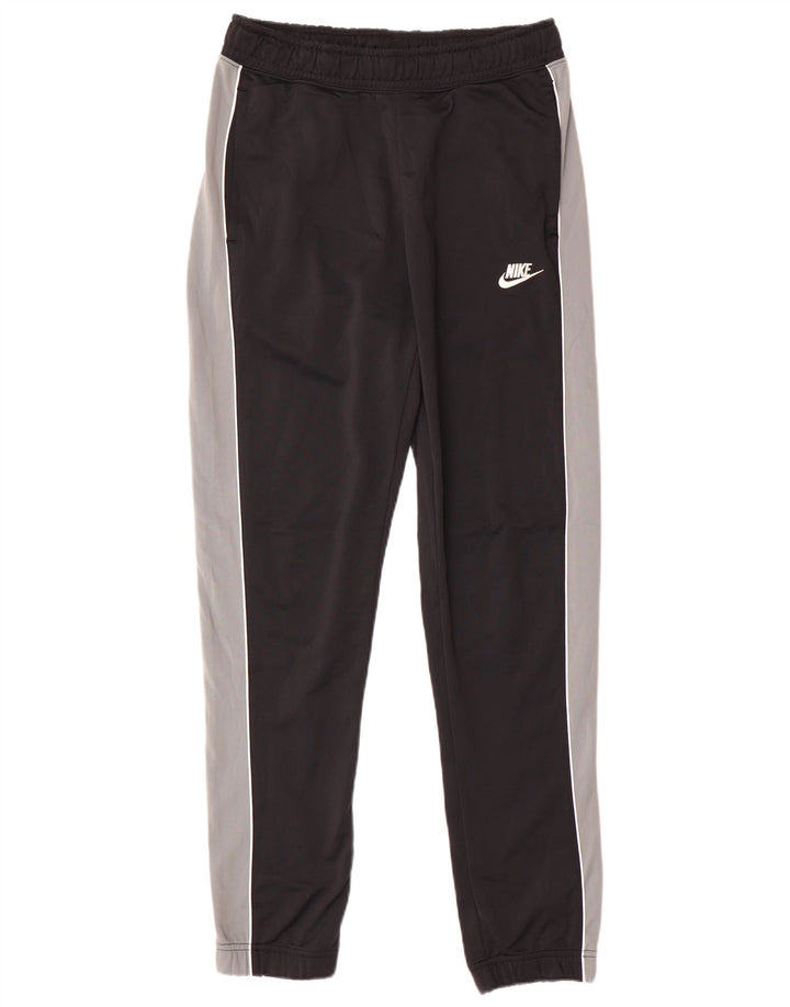 NIKE Herren-Trainingshose, Jogginghose, Größe S, Schwarz, Farbblock-Polyester