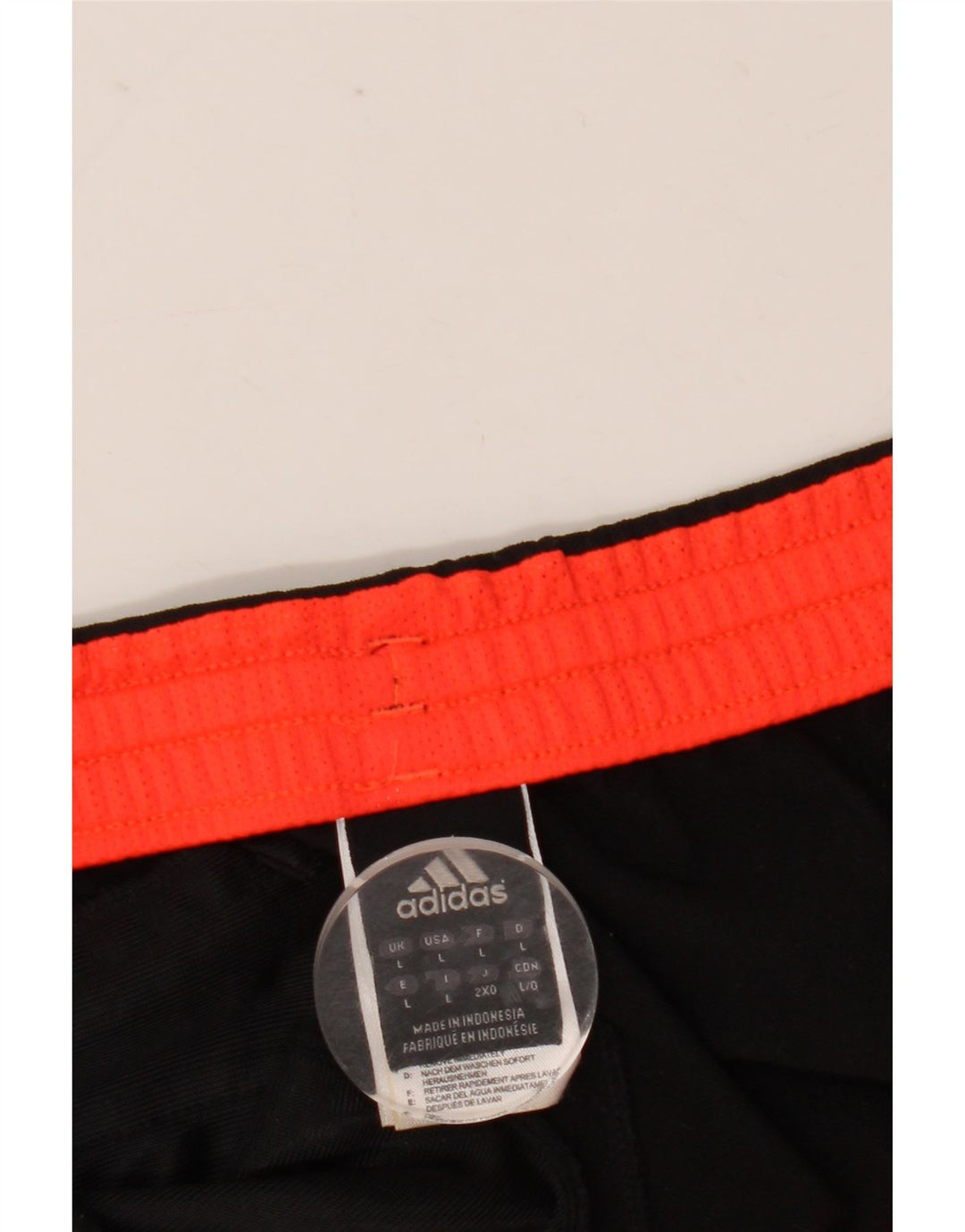 Adidas Herren-Trainingshose, groß, aus schwarzem Polyester