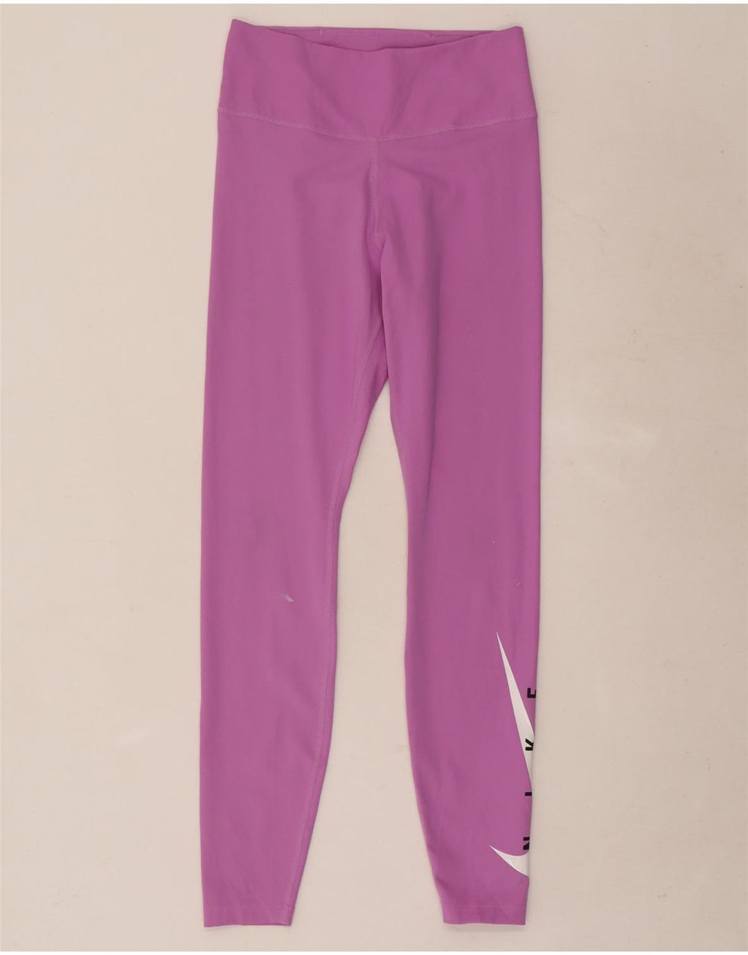 Nike Damen Dri Fit Graphic Leggings UK 8 Small Pink