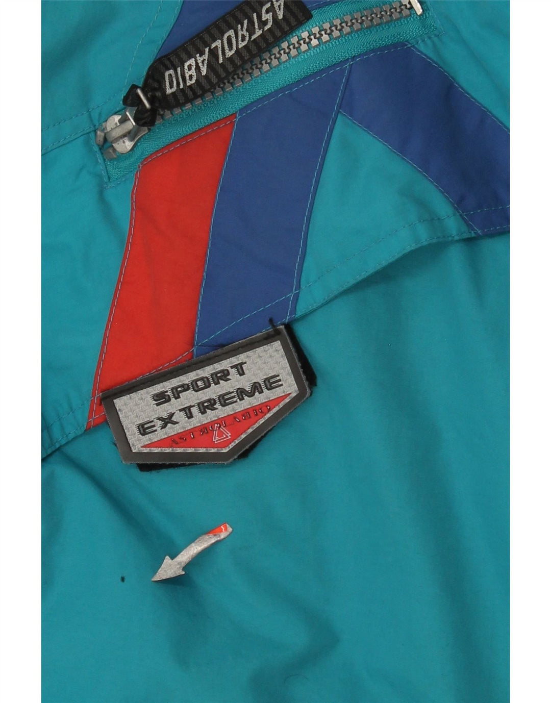 Astrolabio Herren Skijacke UK 40 Large Blue Colourblock