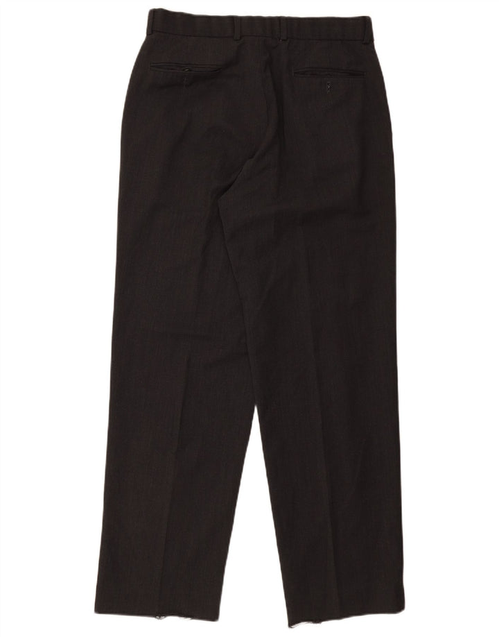MARKS & SPENCER Herren-Anzughose, gerade, W30, L30, grau, Polyester