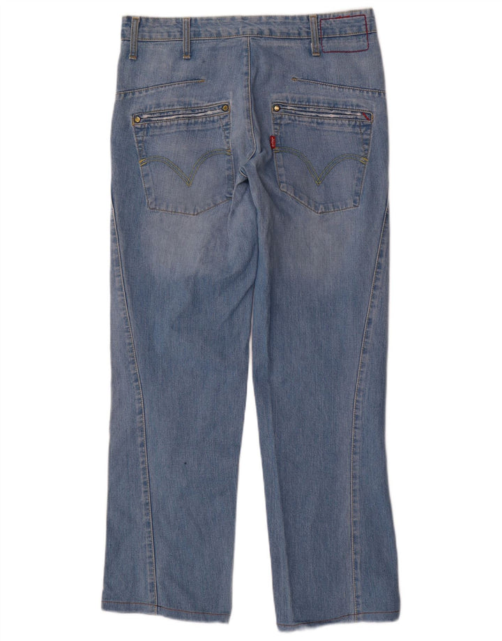 Levi's Damen Straight Jeans W31 L30 Blau