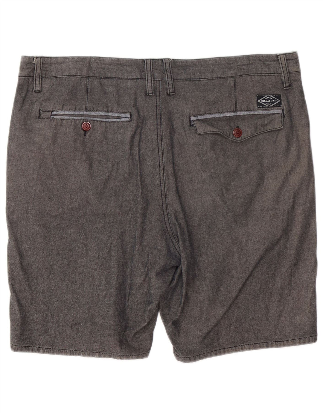 Billabong Herren Chinoshorts W36 Große graue Baumwolle