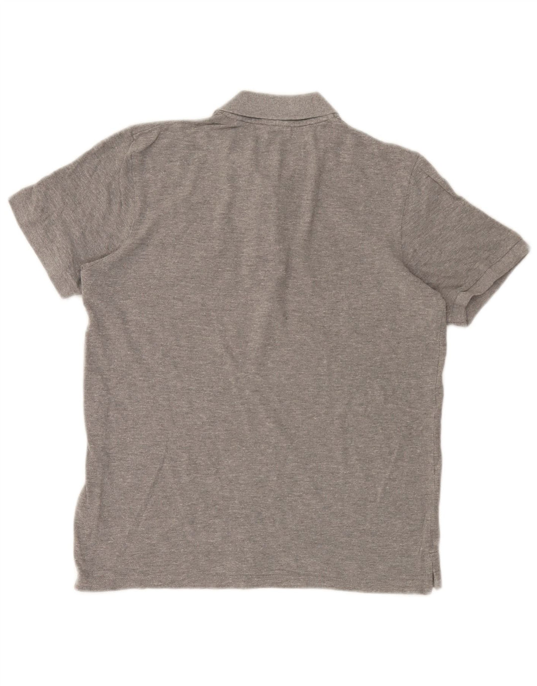 Jack & Jones Herren-Poloshirt mit Grafik, mittelgrau gefleckte Baumwolle