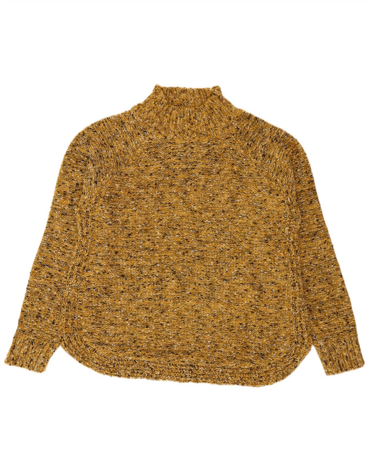 M&CO Damen-Pullover mit Rollkragen, Gr. 40, groß, gelb meliert