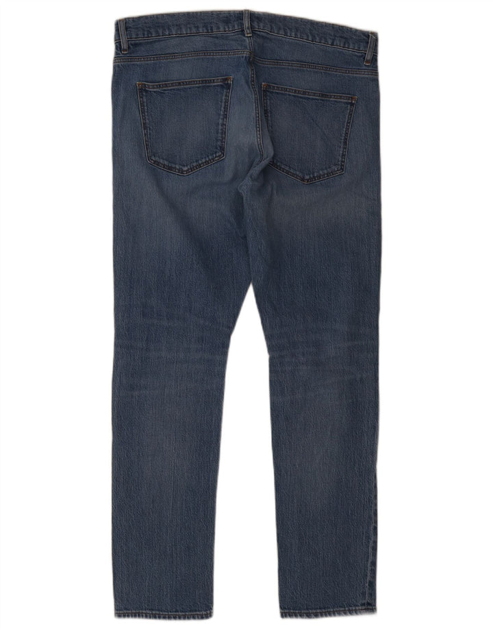 Trussardi Herren Distressed Slim Jeans W34 L31 Blau