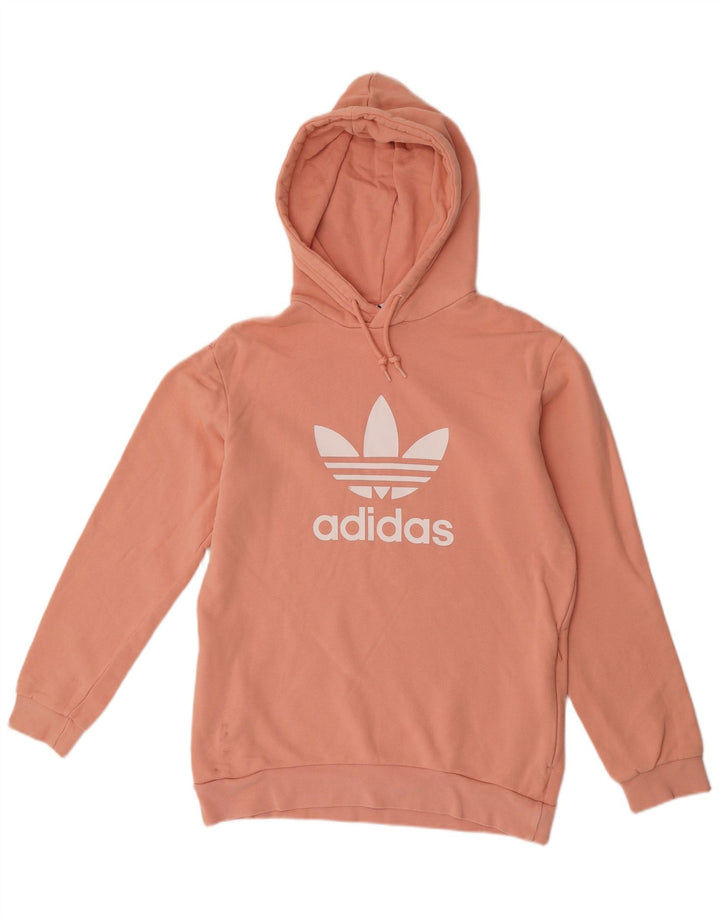 Adidas Herren Graphic Hoodie Pullover Small Rosa Baumwolle