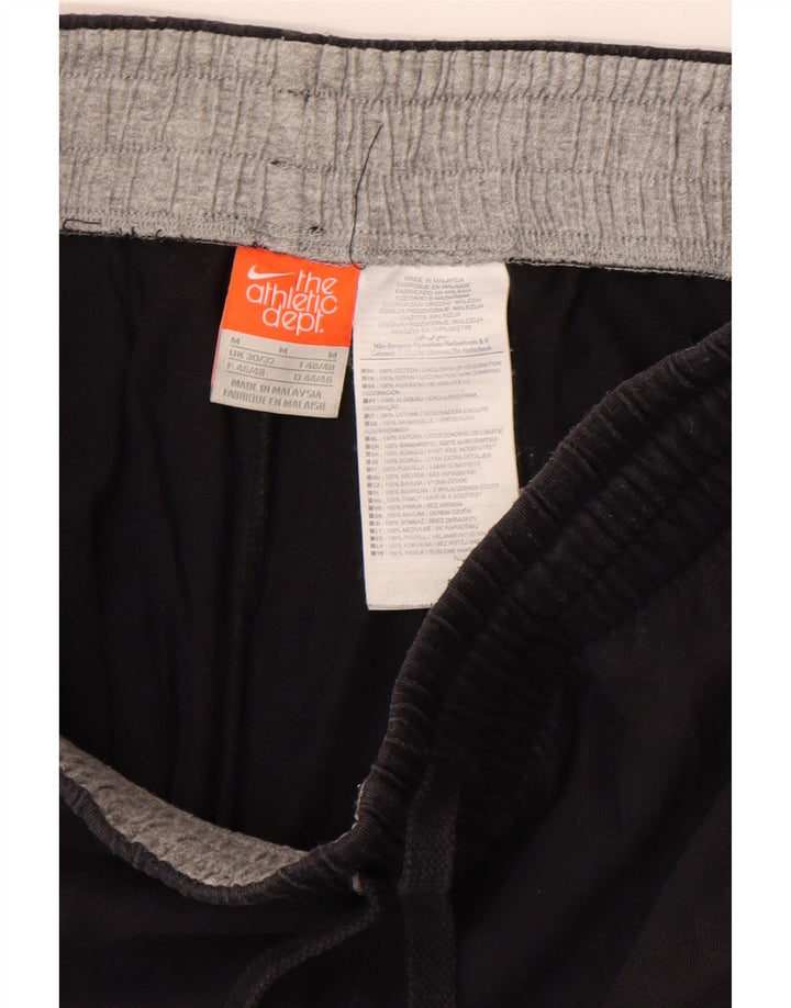 Nike Herren-Sportshorts, mittelgroß, schwarze Baumwolle