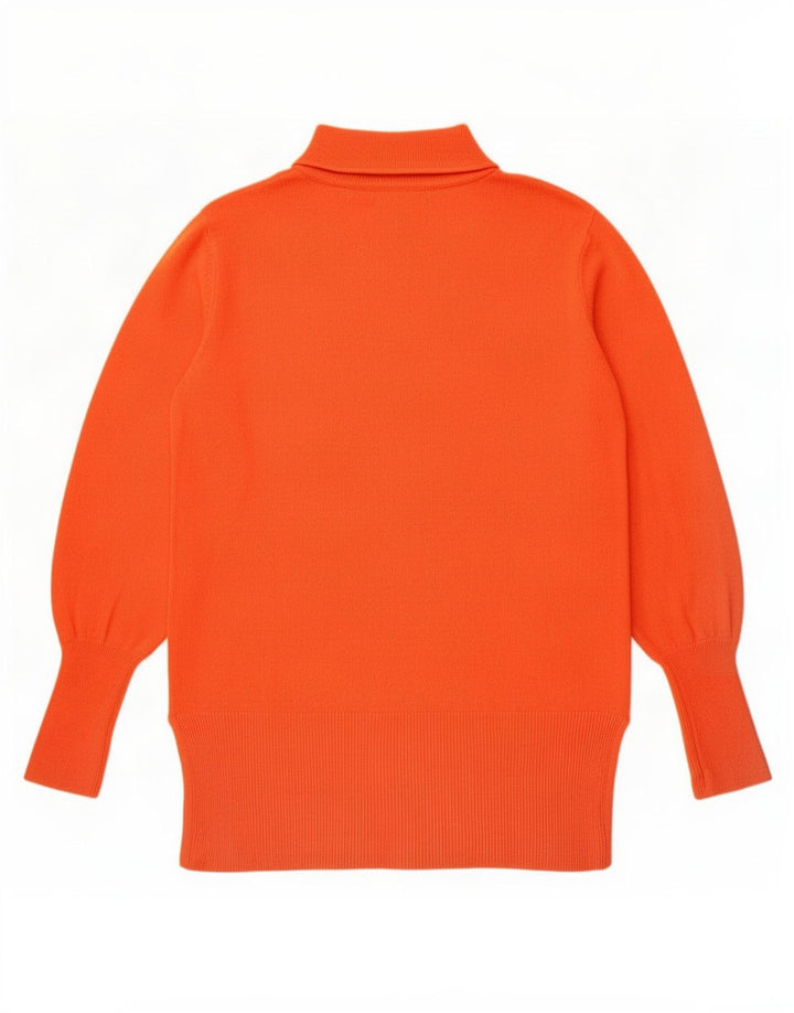 Marks & Spencer Rollkragenpullover für Damen, Gr. 14, mittelorange
