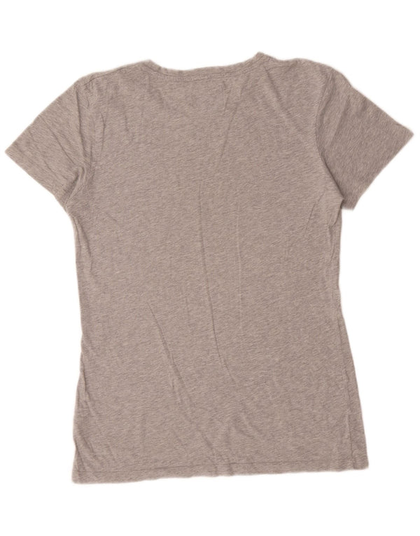 Calvin Klein Jeans Herren Grafik T-Shirt Top UK 14 Large Grau Baumwolle