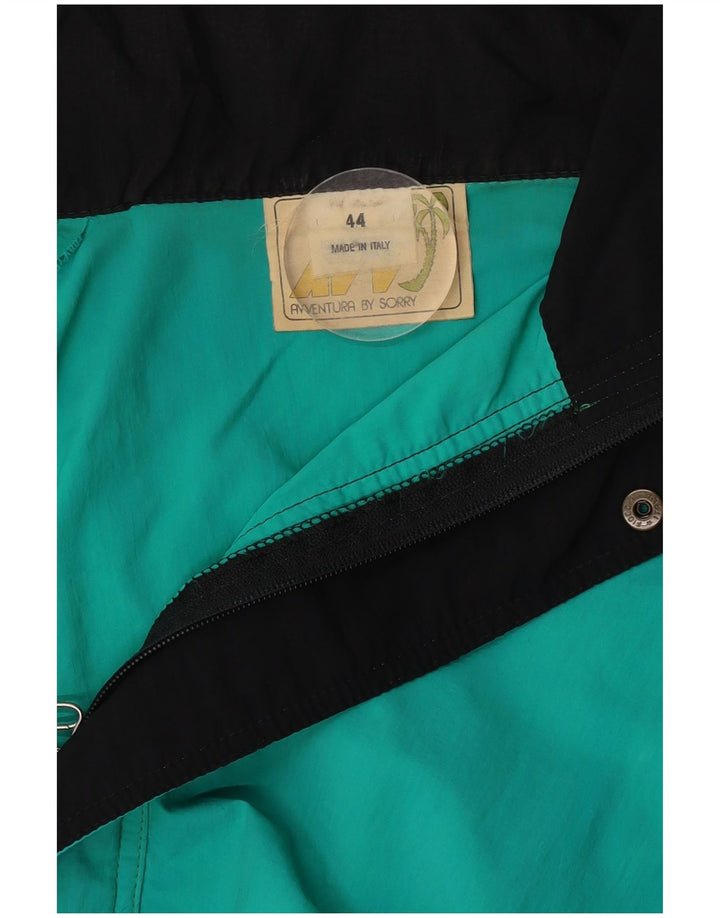 Vintage Herren Anorakjacke IT 44 XS Mehrfarbiges Colourblock-Polyamid