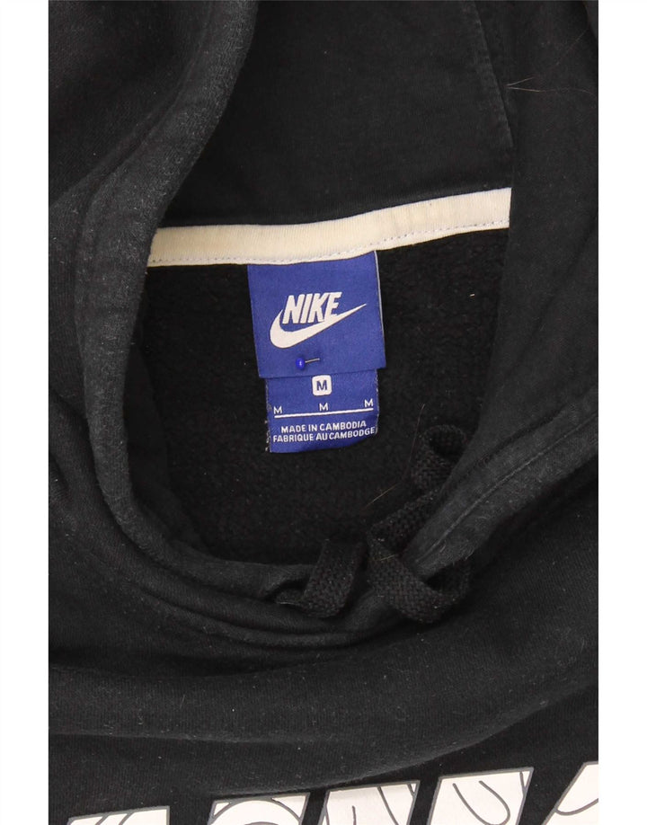 Nike Herren-Kapuzenpullover mit Grafik, mittelschwarz, Baumwolle