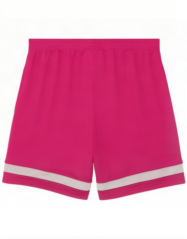 Nike Damen Sport Shorts UK 14 Mittelrosa Colourblock Polyester