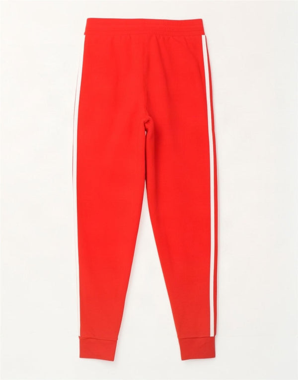 Adidas Herren-Trainingshose, Jogginghose, klein, rot, Baumwolle