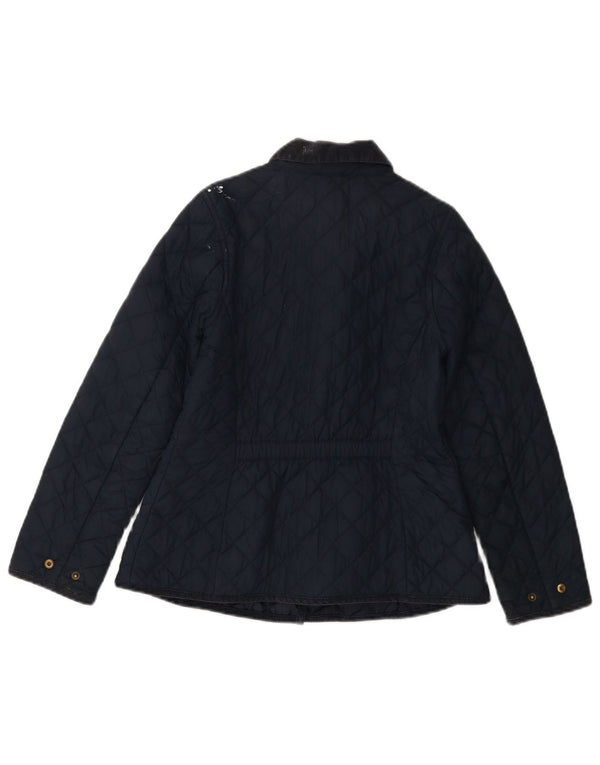 RALPH LAUREN Steppjacke für Mädchen, 8–9 Jahre, mittelmarineblaues Polyester