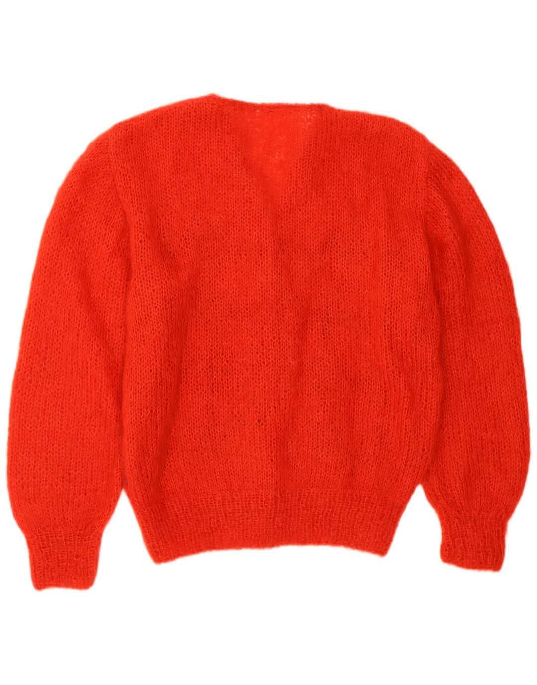 VINTAGE Damen Strickjacke Pullover UK 16 Großes rotes Argyle/Diamantmuster