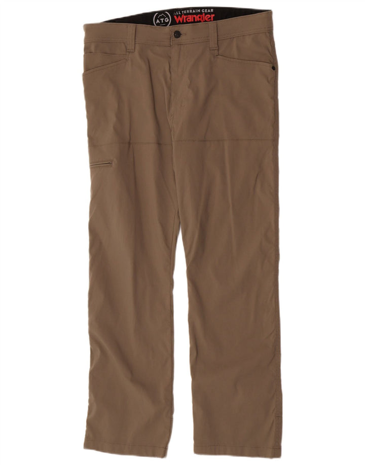 Wrangler Herren gerade Cargohose W34 L30 Beige Polyamid