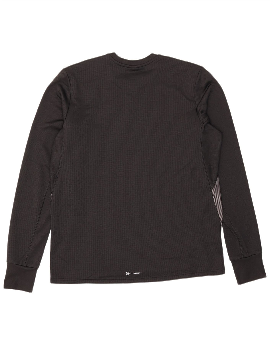 Adidas Herren Aeroready Top Langarm Großes schwarzes Colourblock-Polyester