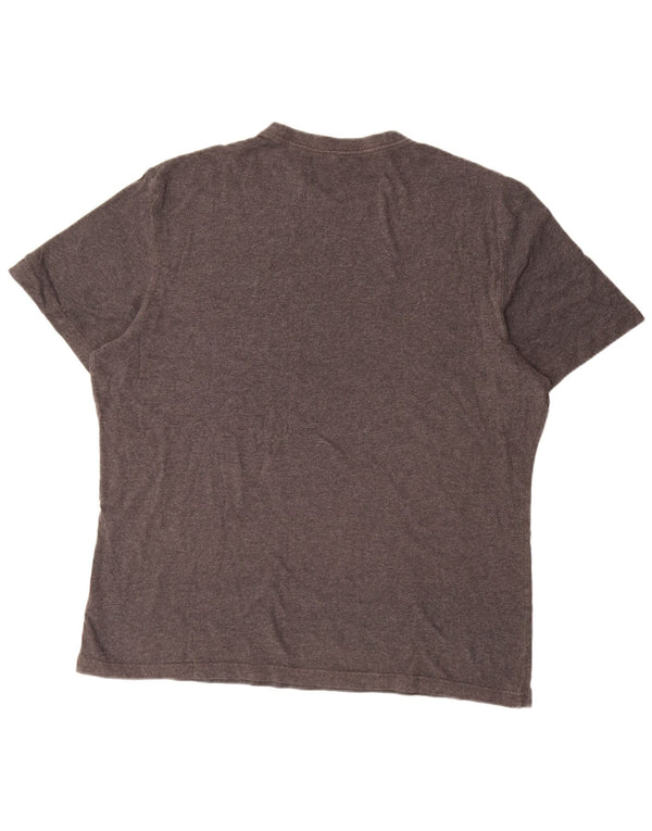 American Eagle Herren-T-Shirt mit Standard-Passform, XL, graue Baumwolle