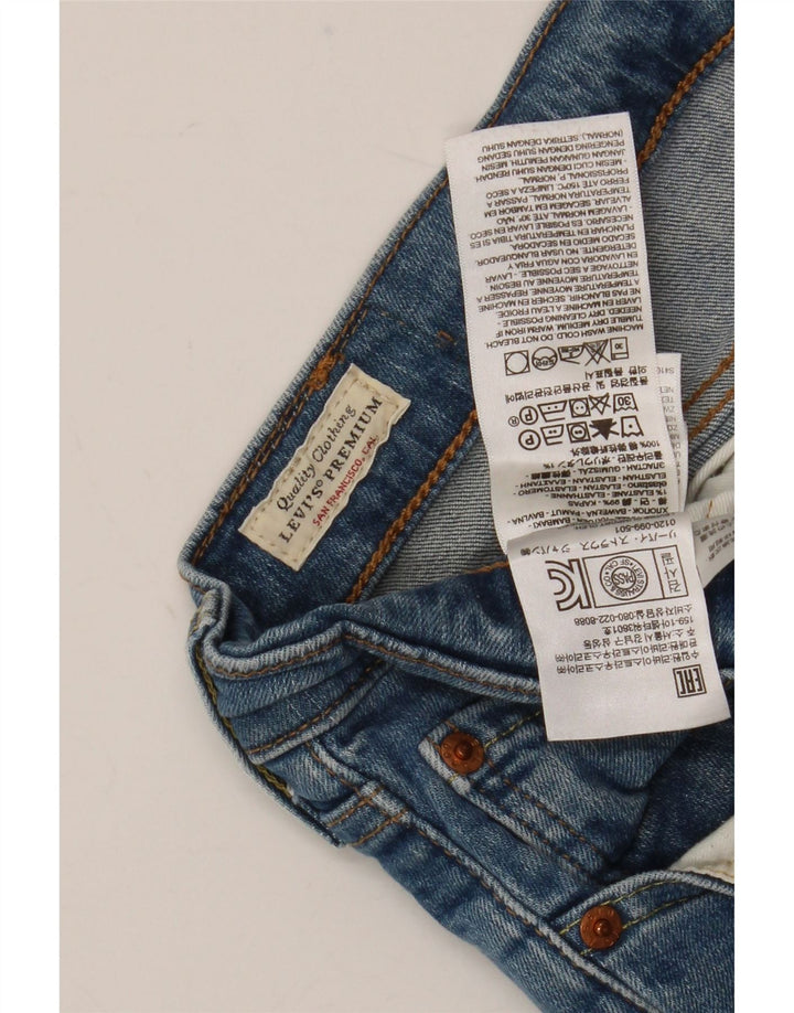 Levi's Herren 511 Slim Jeans W36 L32 Blaue Baumwolle