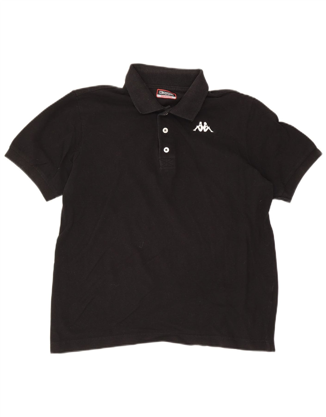 Kappa Herren Poloshirt Medium Schwarz