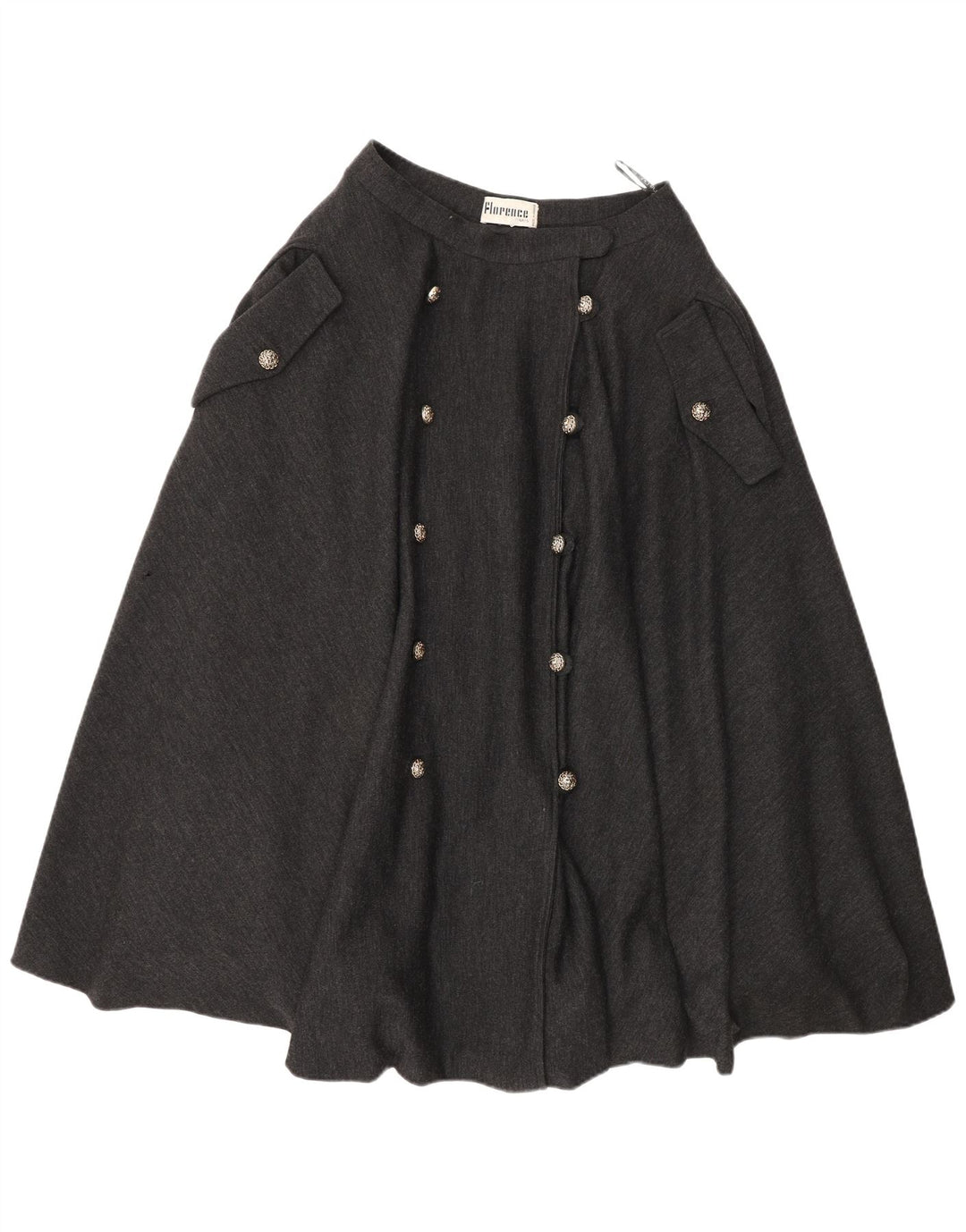 Florence Damen ausgestellter Rock mit hoher Taille, W26, klein, Grau