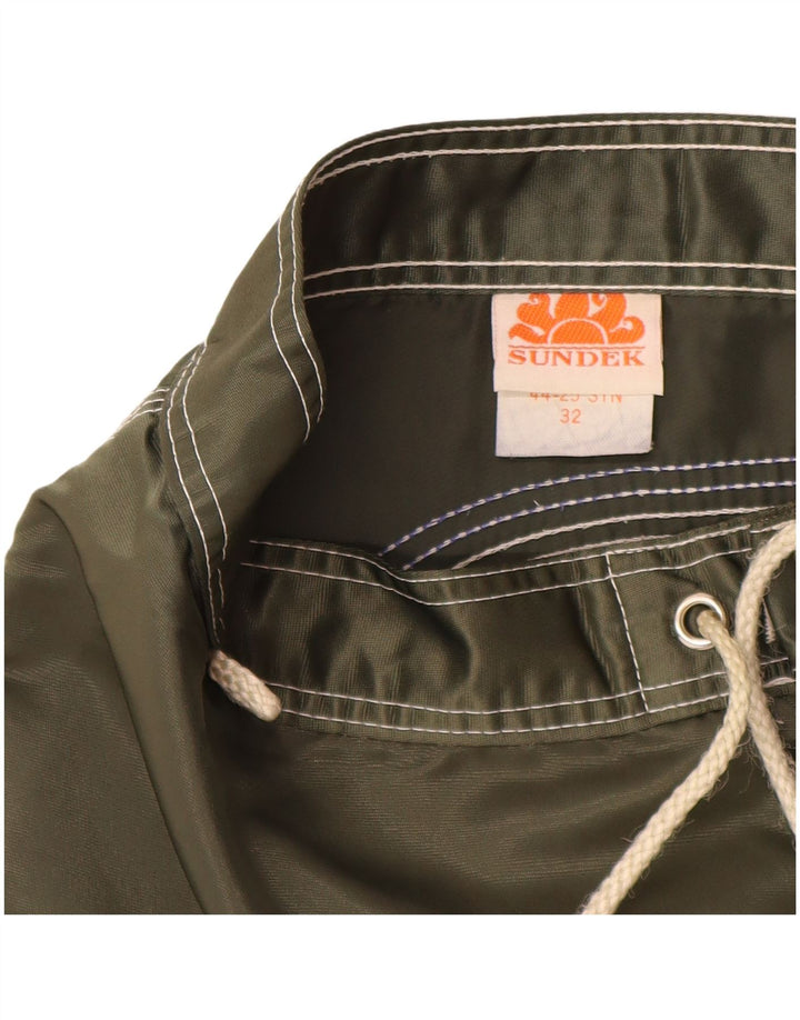Sundek Herren Badeshorts Medium Khaki Nylon